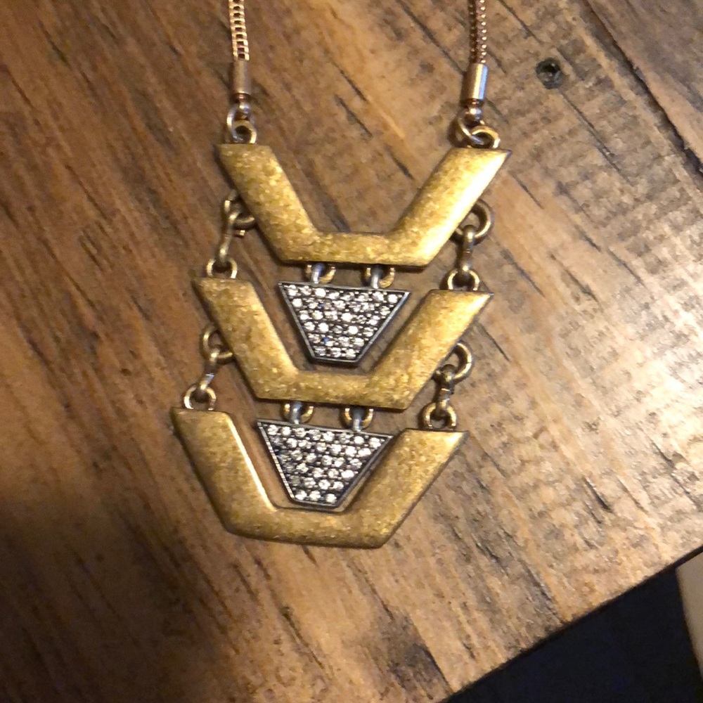 JCrew Gold Pendant Necklace